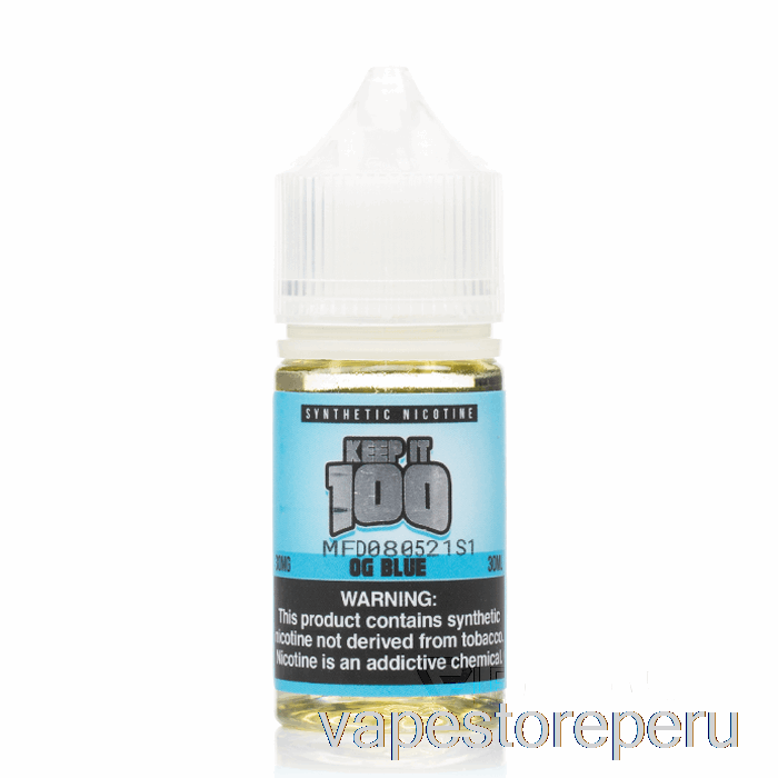Vape Peru Og Blue Salts - Mantenlo 100 - 30ml 30mg